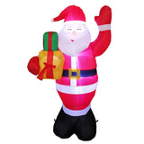 Santa Claus Christmas Tree Snowman Inflatable LED Luminous Christmas Ornaments,, US Plug