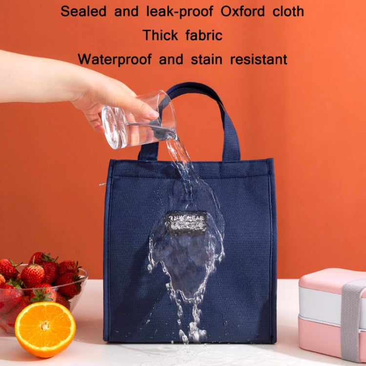 Thickened Aluminum Foil Insulation Lunch Box Bag Waterproof Portable Meal Bag, 20x23x13cm, 24x27x14cm, 26x34x16cm