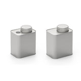 Square Tinplate Metal Sealed Cans Coffee Bean Powder Tin Cans, Specification: With Air Valve, With Air Valve