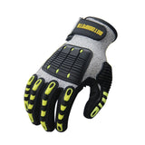 ROTOSAFETY RZT-HFZ20 Shock-Proof Anti-Smashing Anti-Cutting Anti-Collision Gloves TPR Mechanical Maintenance Fire Rescue Miners Mining Anti-Stab Gloves, M, XL