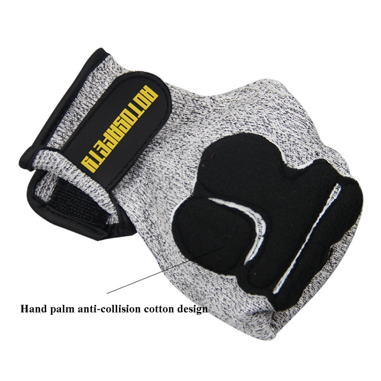 ROTOSAFETY RZT-HFZ20 Shock-Proof Anti-Smashing Anti-Cutting Anti-Collision Gloves TPR Mechanical Maintenance Fire Rescue Miners Mining Anti-Stab Gloves, M, XL