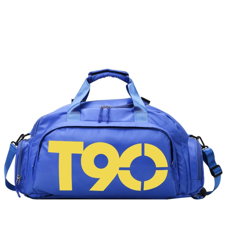 Sports Fitness Bag Large Capacity Luggage Bag Dry Wet Separation With Shoes Position Hand-Held Backpack Travel Bag, Pink White, Pink Yellow, Black and White, Black Yellow, Blue and White, Blue Yellow, Deep Blue White, Dark Blue Yellow, Red White       ...