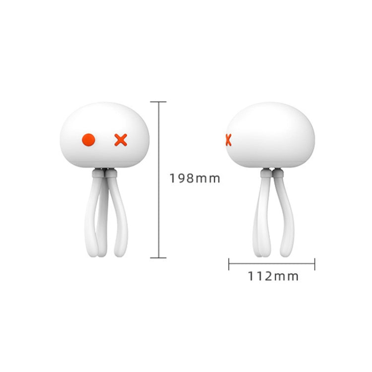 H10 Smart Silicone Sensor Night Light Jellyfish Shape Eye Protection Sleep Light, Spec:, 1200mAh