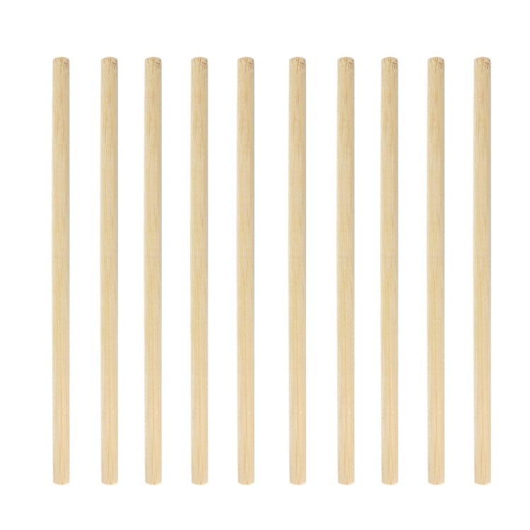 10 PCS Juice Coffee Pearl Milk Tea Natural Degradable Bamboo Straw, Style:, 20cm Flat, 20cm Oblique 20cm Flat