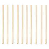 10 PCS Juice Coffee Pearl Milk Tea Natural Degradable Bamboo Straw, Style:, 20cm Flat, 20cm Oblique 20cm Oblique