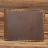 1063 Leather Driving License Holder Retro Wallet, Navy Blue, Dark Brown, Yellow Brown, Red Brown