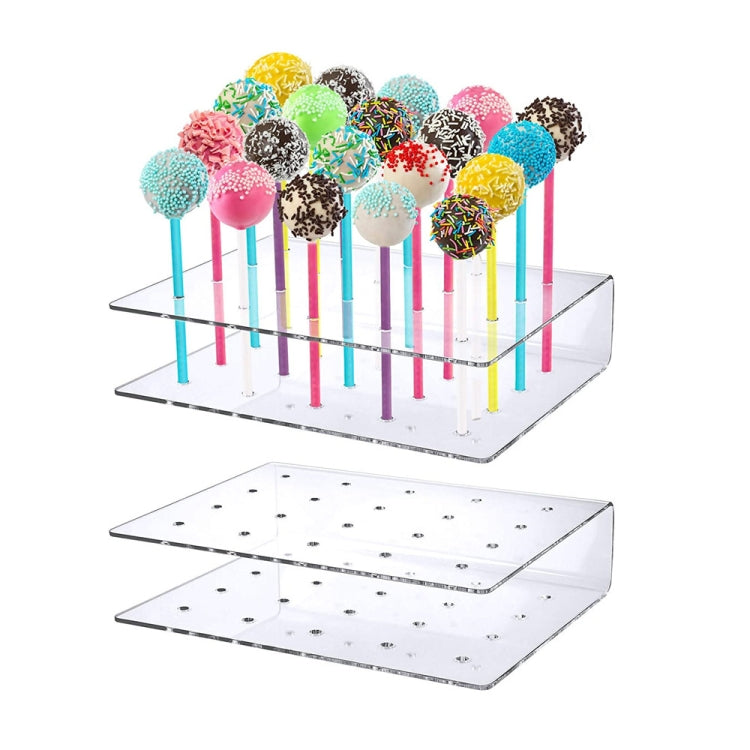 2pcs / Set 20-Hole Lollipop Stand Snack Stick Display Stand, Snack Stick Display Stand Snack Stick Display Stand
