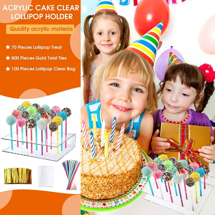 2pcs / Set 20-Hole Lollipop Stand Snack Stick Display Stand, Snack Stick Display Stand