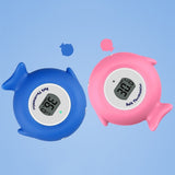 2 PCS Little Fish Baby Bath Electronic Thermometer Bathtub Pool Water Thermometer, Blue, Pink