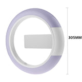 LED Mirror Hollow Wall Clock 7-color Switch Electronic Digital Display Wall Clock, Hollow Wall Clock