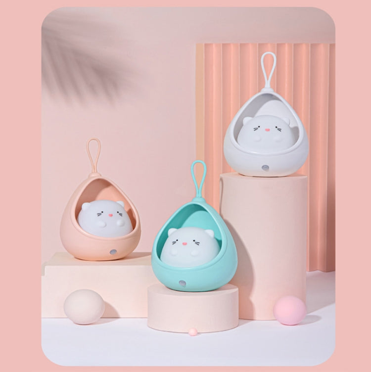 TL15 Cartoon Body Sensing Bedside Cabinet USB Charging Night Light, Pink Cat, Blue Cat, White Cat, Pink Rabbit, Blue Rabbit, White Rabbit