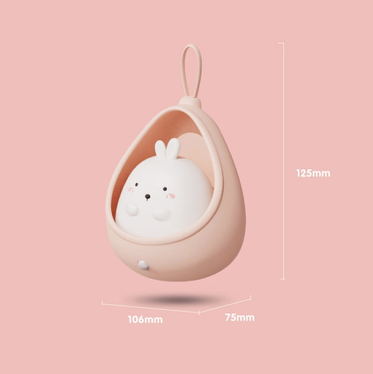 TL15 Cartoon Body Sensing Bedside Cabinet USB Charging Night Light, Pink Cat, Blue Cat, White Cat, Pink Rabbit, Blue Rabbit, White Rabbit