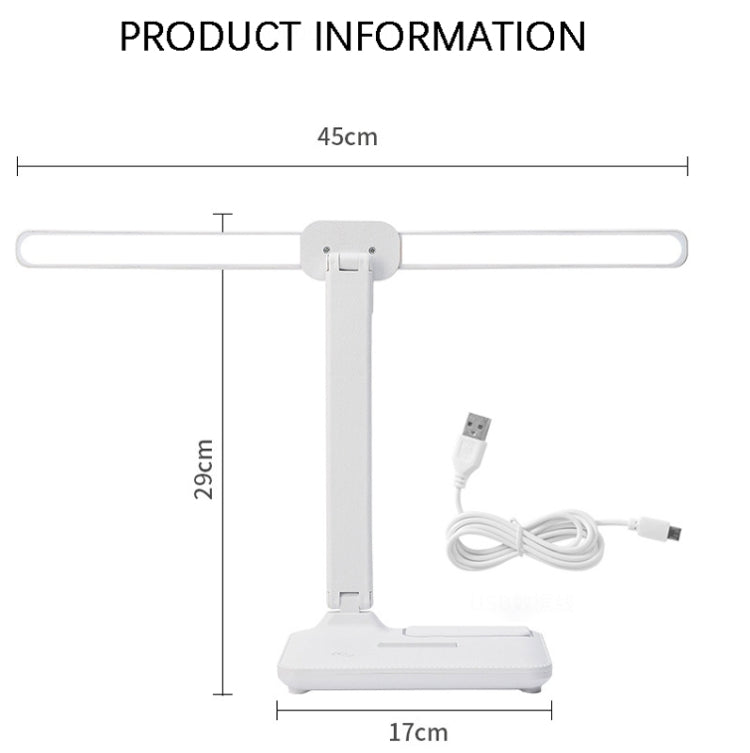 Double Head Lighting LED Charging Desk Lamp,Style:, Plug-in Version+Cable, Rechargeable 3600mAh+Cable, Rechargeable 4000mAh+Cable