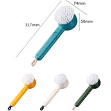 Multifunctional Fruit And Vegetable Cleaning Brush, White, Yellow, Blue, Green