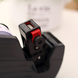 Deli 7500 Date Batch Number Handheld Label Printer, With 2 Ink Wheel +1 Roll Price Tag