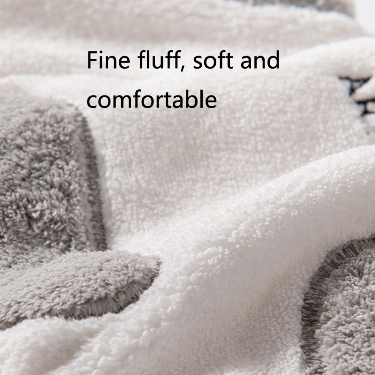 Home Kitchen Bathroom Cute Cat Hand Towel, Yellow, Grey