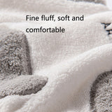 Home Kitchen Bathroom Cute Cat Hand Towel, Yellow, Grey