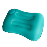 Travel Inflatable Press U-Shaped Neck Guard Pillow, Flocked U009-01（Peacock Green ）, Flocked U009-03（Light Gray）, Flocked U009-04（Medium Blue）, Flocked U009-02（Rose Red）, Flocked U009-05（Dark Blue）, Flocked U009-060（Sky Blue）, Flocked U009-070（Orange） ... Milk Silk U018-03（Peacock Green）