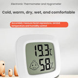 Temperature And Humidity Measuring Baby Room Temperature Meter, Square