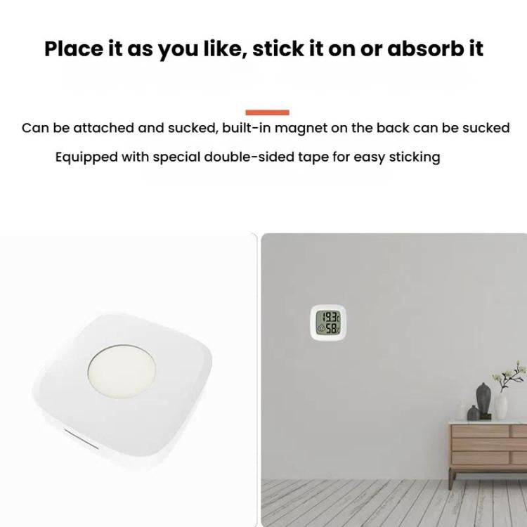 Temperature And Humidity Measuring Baby Room Temperature Meter, Square