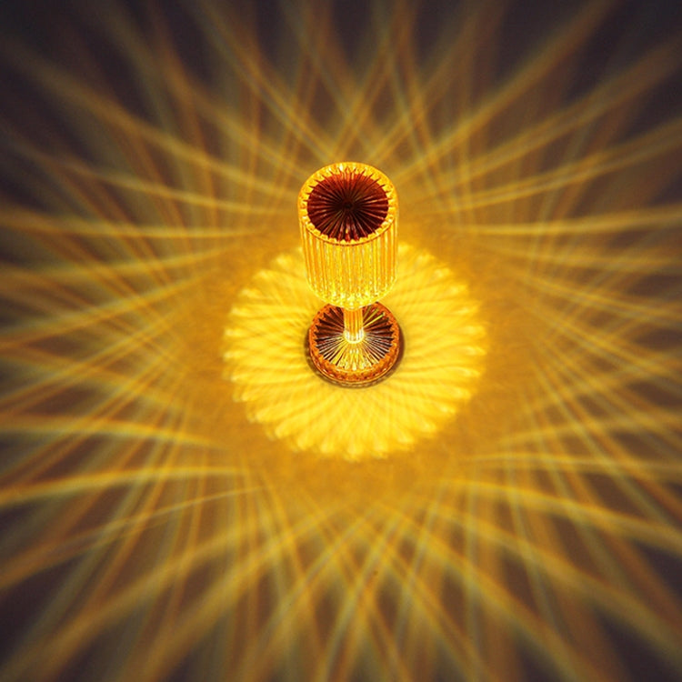 USB Charging Touch Diamond Crystal Table Lamp, USB Charging(Tri-tone Light), USB Charging(RGB with Remote Control 16 Color)