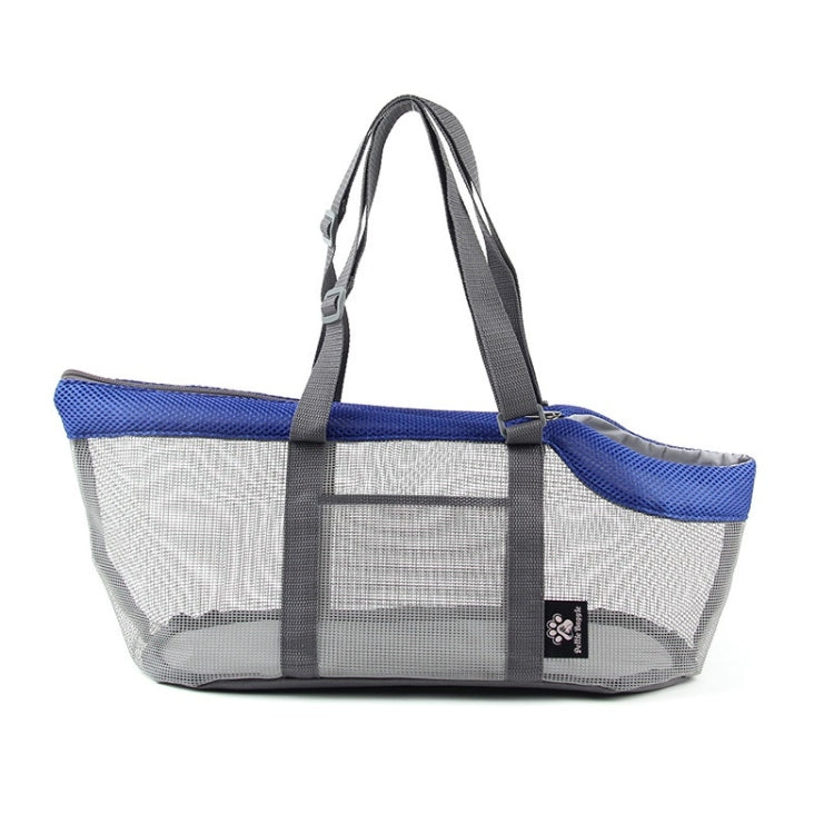Pttie Baggie Panoramic Breathable Dog Outing Handbag, 0901A Grey + Black, 0901B Grey + Blue, 0901C Grey + Orange