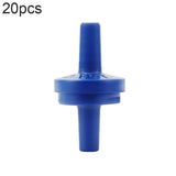 20 PCS Fish Tank Oxygen Pump Trachea Check Valve, 4mm (Red), 4mm (Black), 4mm (White), 4mm (Blue), 8mm (Red), 10mm (White), 12mm (White), 4mm (White Red), 4mm (White Black) 4mm (Blue)