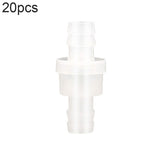 20 PCS Fish Tank Oxygen Pump Trachea Check Valve, 4mm (Red), 4mm (Black), 4mm (White), 4mm (Blue), 8mm (Red), 10mm (White), 12mm (White), 4mm (White Red), 4mm (White Black) 10mm (White)