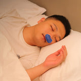 QC-002 Portable Chargeable Electric Anti-Snoring Device, Coral Blue, Icon White