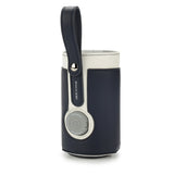 027 Leather Insulated Baby Bottle Cover Heating Bottle Bag, Free Size Free Size Navy Blue