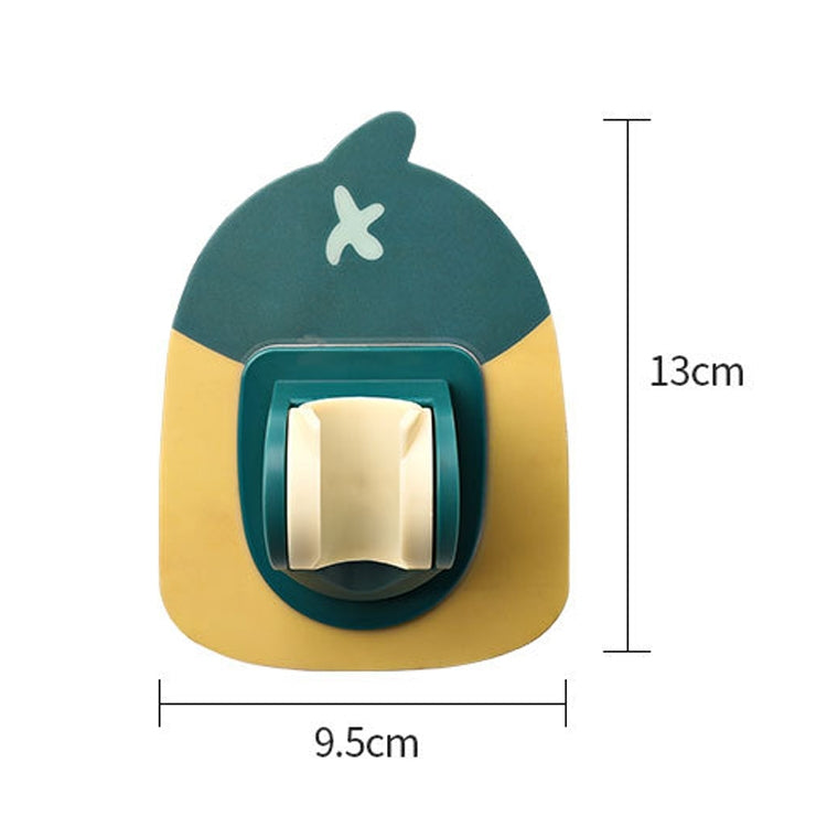 LY006 Cartoon Shower Bracket Universal Adjustment Bathroom Shower Head Fixed Base, Orange, Blue, Green