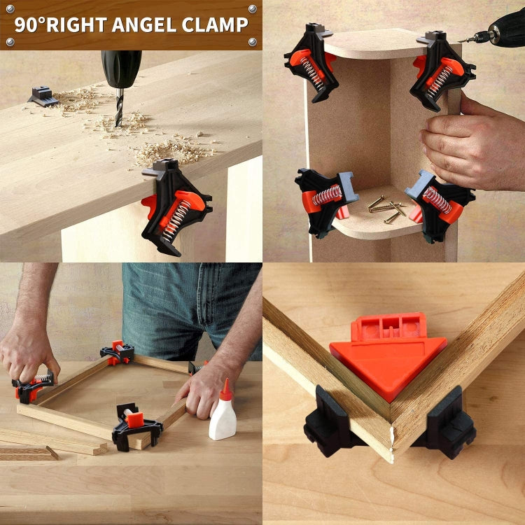 4 PCS/Set 90 Degree Woodworking Right Angle Clip, Right Angle Clip