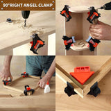 4 PCS/Set 90 Degree Woodworking Right Angle Clip, Right Angle Clip