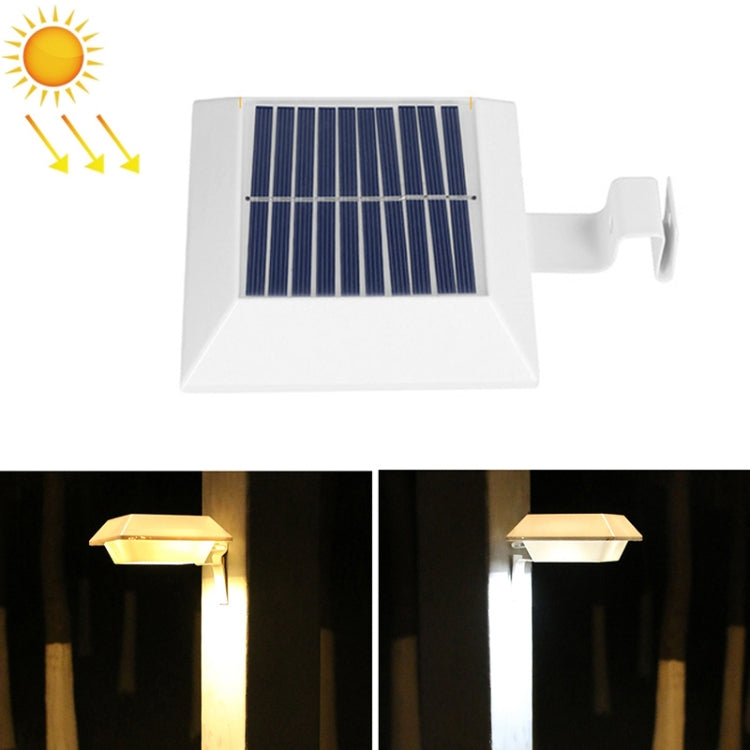 12 LED Solar Outdoor Railing Stair Square Wall Light, Black Shell-White Light, Black Shell-Warm Light, White Shell-White Light, White Shell-Warm Light White Shell-White Light