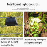 12 LED Solar Outdoor Railing Stair Square Wall Light, Black Shell-White Light, Black Shell-Warm Light, White Shell-White Light, White Shell-Warm Light