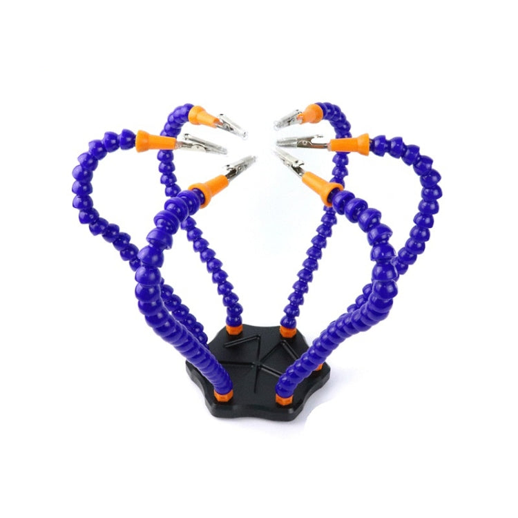 Universal Six-Jaw Aluminum Alloy Welding Station Power Distribution Board Welding Tool, Style:, Backplane + 6 Claw Clamp Backplane + 6 Claw Clamp Black Bottom Plate