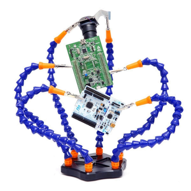 Universal Six-Jaw Aluminum Alloy Welding Station Power Distribution Board Welding Tool, Style:, Backplane + 6 Claw Clamp