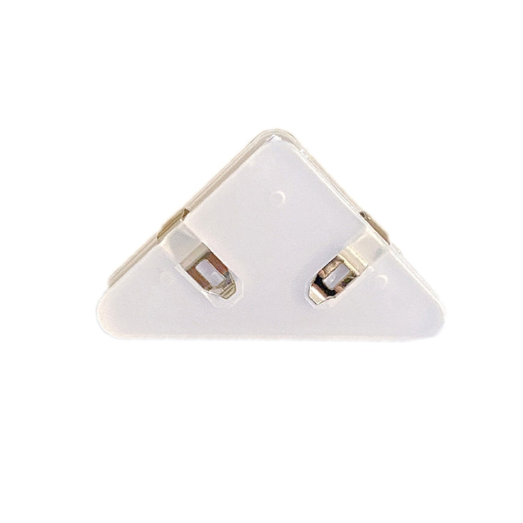 14 PCS Student Test Paper Storage Triangle Book Edge Clip, Transparent White, Transparent Black, Transparent Blue, Transparent Yellow, Transparent Red, Transparent Pink, Solid Pink, Solid Blue, Solid yellow / triplayer, Solid Black Transparent White