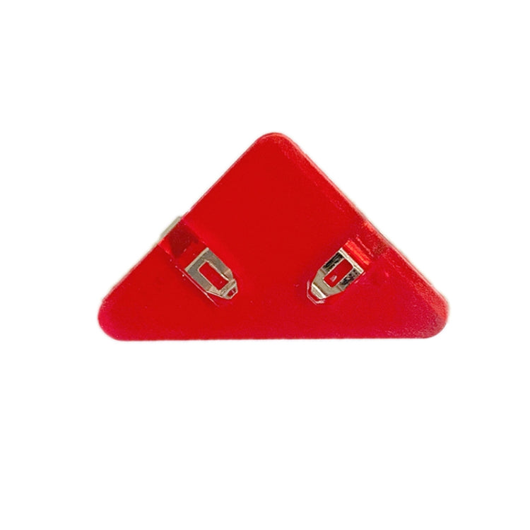 14 PCS Student Test Paper Storage Triangle Book Edge Clip, Transparent White, Transparent Black, Transparent Blue, Transparent Yellow, Transparent Red, Transparent Pink, Solid Pink, Solid Blue, Solid yellow / triplayer, Solid Black Transparent Red