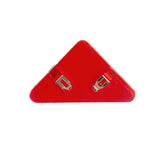 14 PCS Student Test Paper Storage Triangle Book Edge Clip, Transparent White, Transparent Black, Transparent Blue, Transparent Yellow, Transparent Red, Transparent Pink, Solid Pink, Solid Blue, Solid yellow / triplayer, Solid Black Transparent Red