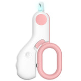 Pet Nail Clippers With LED Blood Line Light, Blue, Pink