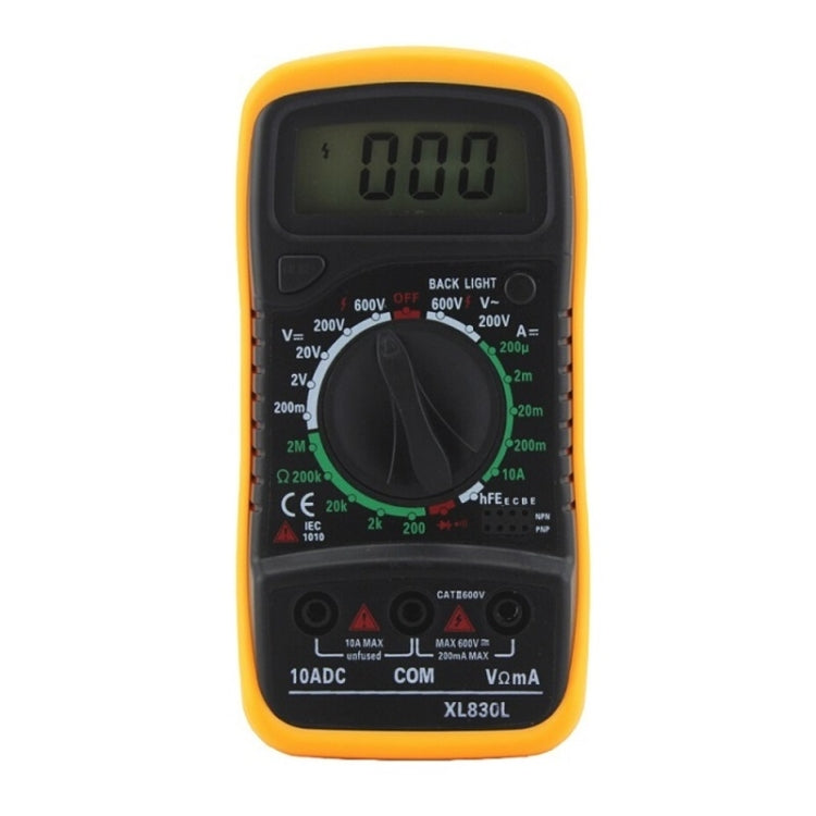 ANENG XL830L Multi-Function Digital Display High-Precision Digital Multimeter, Bubble Bag Packing, Standard+10A Extra Tip Pen - Zen Craft