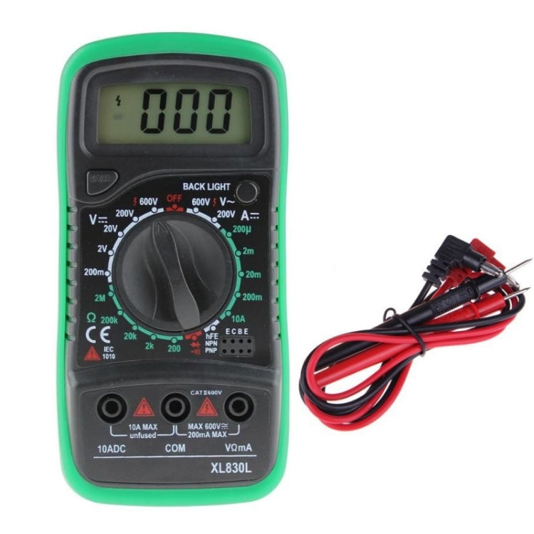 ANENG XL830L Multi-Function Digital Display High-Precision Digital Multimeter, Bubble Bag Packing, Standard+10A Extra Tip Pen - Zen Craft