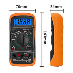 ANENG XL830L Multi-Function Digital Display High-Precision Digital Multimeter, Bubble Bag Packing, Standard+10A Extra Tip Pen - Zen Craft