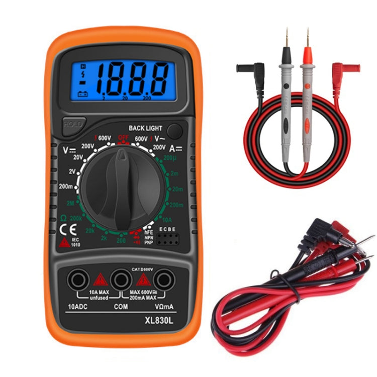 ANENG XL830L Multi-Function Digital Display High-Precision Digital Multimeter, Bubble Bag Packing, Standard+10A Extra Tip Pen - Zen Craft