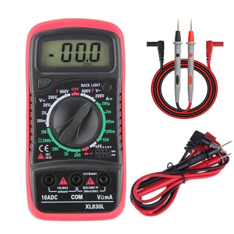 ANENG XL830L Multi-Function Digital Display High-Precision Digital Multimeter, Bubble Bag Packing, Standard+10A Extra Tip Pen - Zen Craft