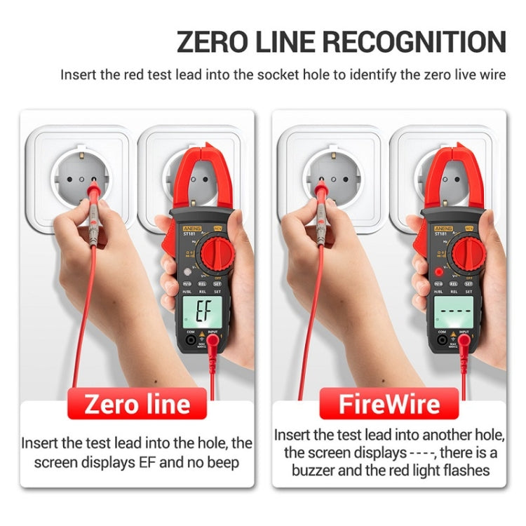 ANENG Intelligent Digital Backlit Clamp-On High-Precision Multimeter, ST181, ST182, ST183 - Zen Craft