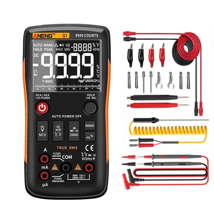 ANENG AN-Q1 Automatic High-Precision Intelligent Digital Multimeter, Standard, Standard with Cable