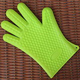 2 PCS Silicone Insulation Baking Oven Microwave Dish Clip Gloves, Blue, Green, Yellow, Pink, Purple, Orange Green