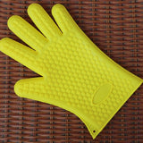 2 PCS Silicone Insulation Baking Oven Microwave Dish Clip Gloves, Blue, Green, Yellow, Pink, Purple, Orange Yellow